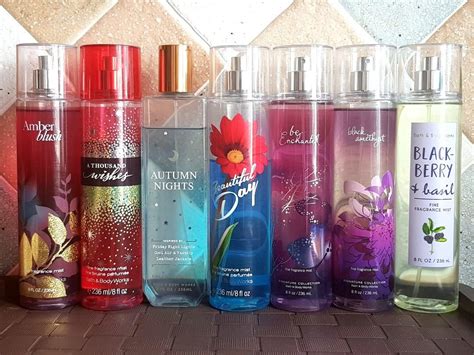 top ten bath and body works scents|long lasting bath and body works mist.